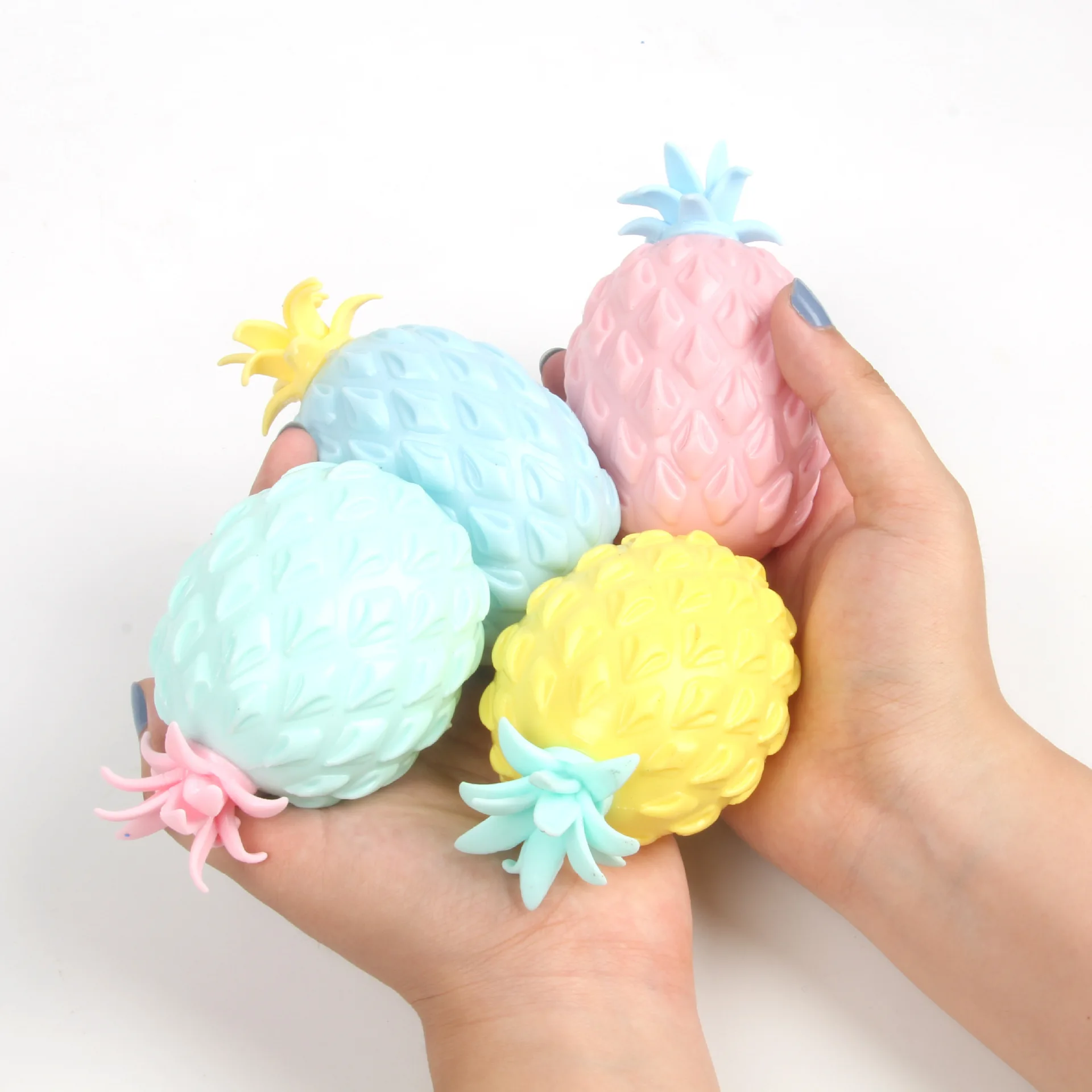 

Pop fruit pineapple Pinch music children's toys soft glue vent squeeze pineapple prank vent emotions