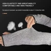 Grade 5 Cut Resistant Gardening Gloves Kitchen HPPE Scratch Resistant Glass Cutting Safety Arm Protection Sleeves for Gardeners 6