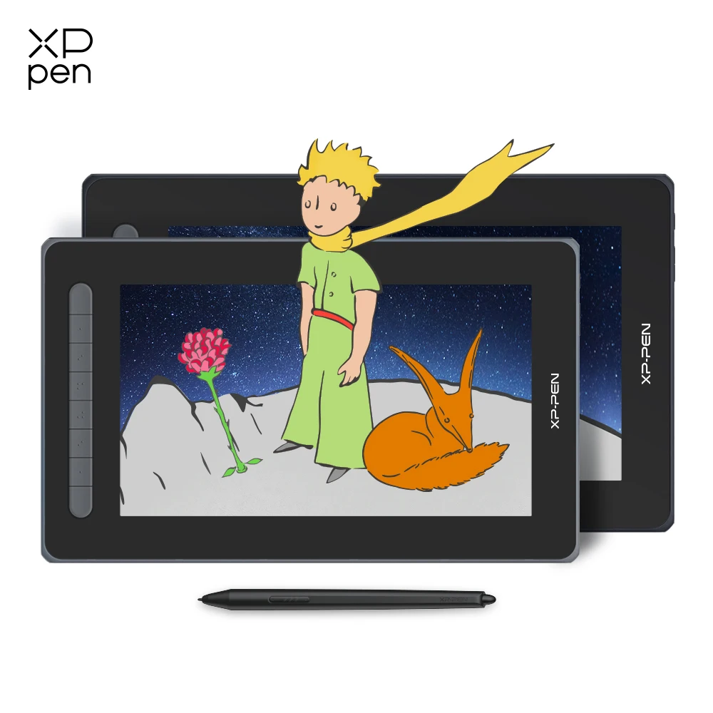 Xppen Artist 12/16 2Nd Gen Little Prince Graphic Tablet Monitor 60 Tilt X3 Stylus Art Drawing Tablet Per Android Windows Mac