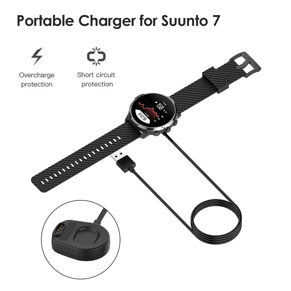 Suunto 7 Ʈ ġ USB  ũ, ׳ƽ  ̺ ũ, 100cm