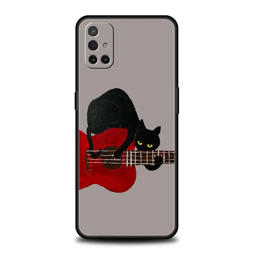 Charming Cat Design Fun Phone Case - Soft Cover