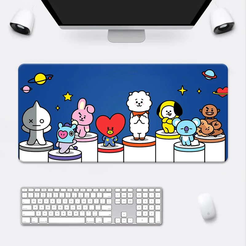 

Pc Accessories Cute Desk Kawaii Mouse Mats Non-slip Rubber Mause Pad Mousepad Computer Desks Gamer Keyboard Gaming Mat Pads Xxl
