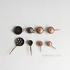 Dollhouse Mini Metal Pot Kitchenware Food Play Model Set for Dollhouse Furniture Decor Accessories 2
