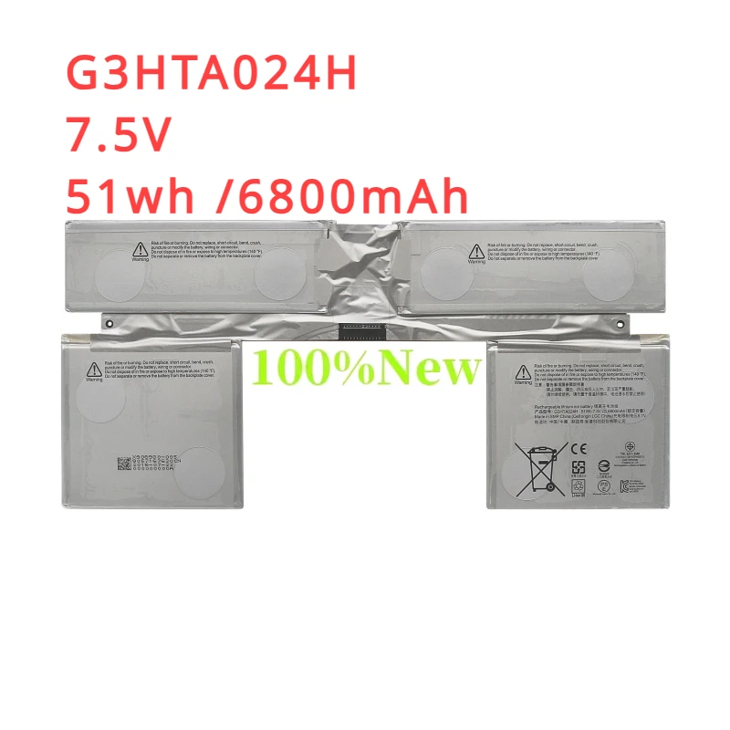 

G3HTA024H Battery For Microsoft Surface Book 1 1703 1704 1705 13.5" Keyboard Base Battery G3HTA023H G3HTA021H 51WH