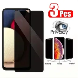 3 - Piece Anti - Spy Privacy Screen Protector Set - 3PCS Privacy Glass (For Samsung A13 5G)