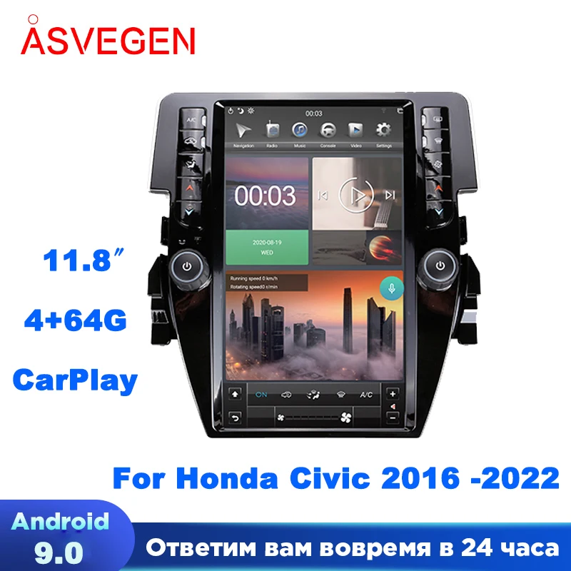 12 1 &quotAndroid 9 0 Автомобильный мультимедийный стерео плеер для Toyota Tundra 2014-2020 с CarPlay