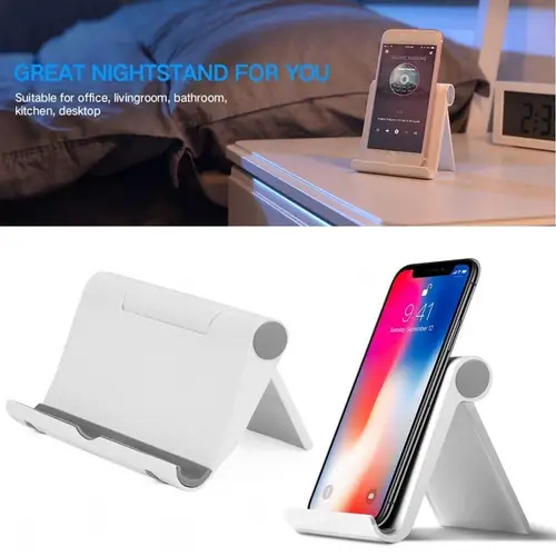Gadget Accessories Flexible Foldable Cell Phone Tablet Desk Stand Holder Smartphone Mobile Phone Bracket for Mobilephone Stand - Image 6