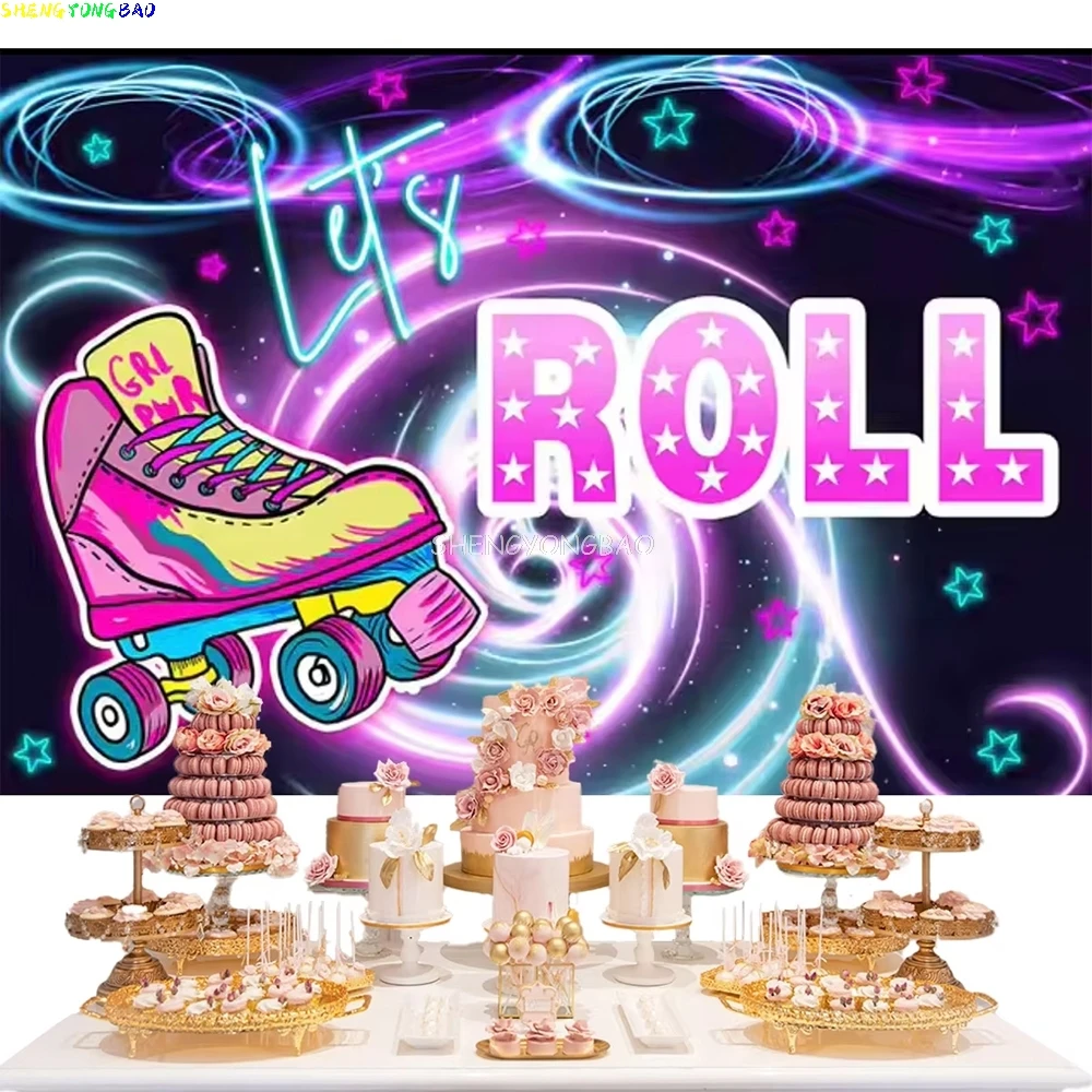 Ice Skates Kids Roller Skating Birthday Party Invitation Roller Skate Party  Invite... Roller Skate Party Supplies, image size:1000x1000