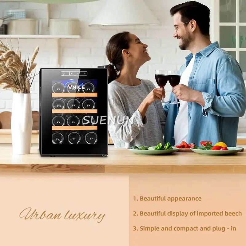 Electronic Wine Cooler Thermostat Wine Cooler Household Refrigerator Tea Small Mini Cigar