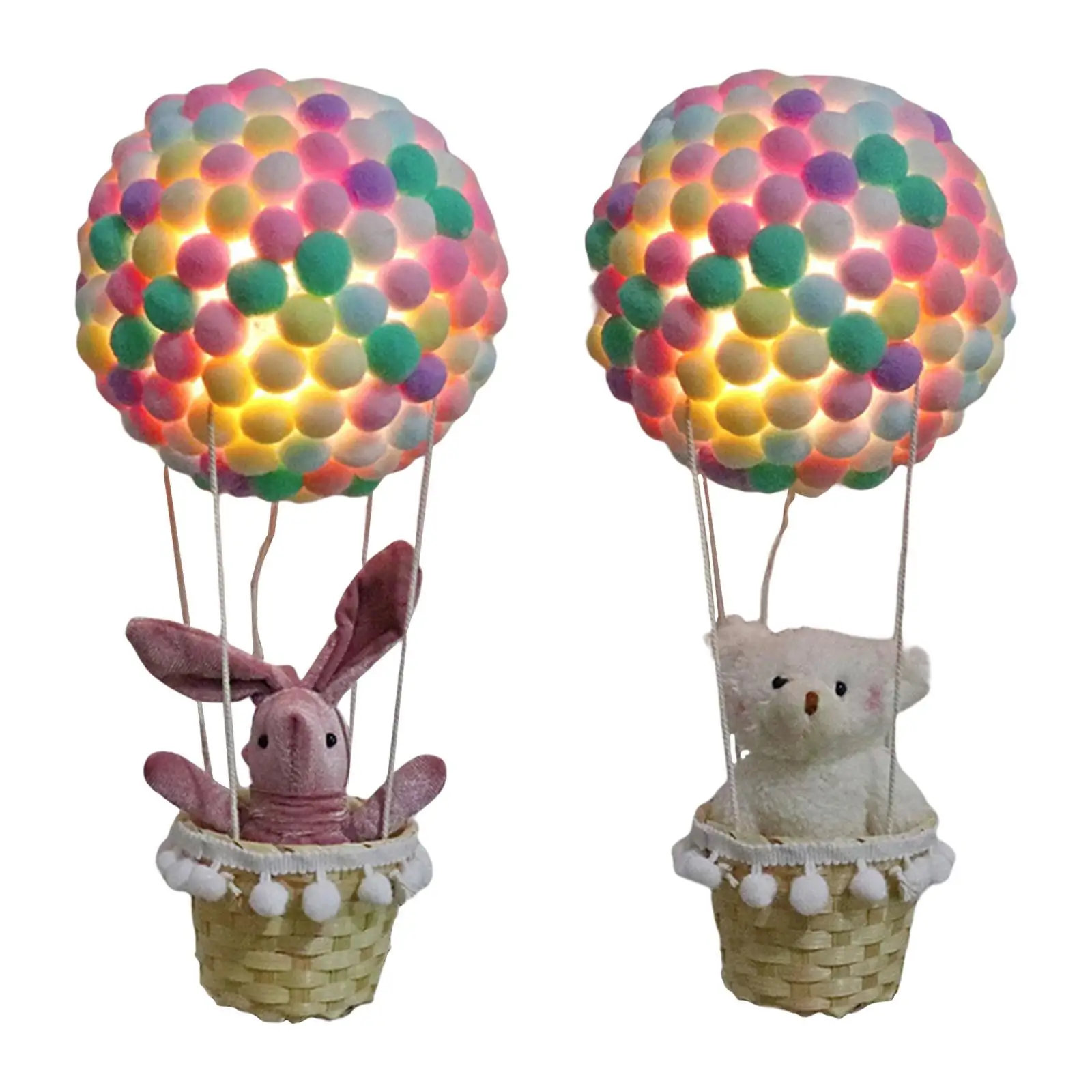 Hot Air Balloon Night Light Material Package DIY Handmade for Birthday Gift