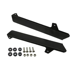 Motorcycle Belt Guard Cover Protector Chain Decorative Guard, Enhanced (Black)