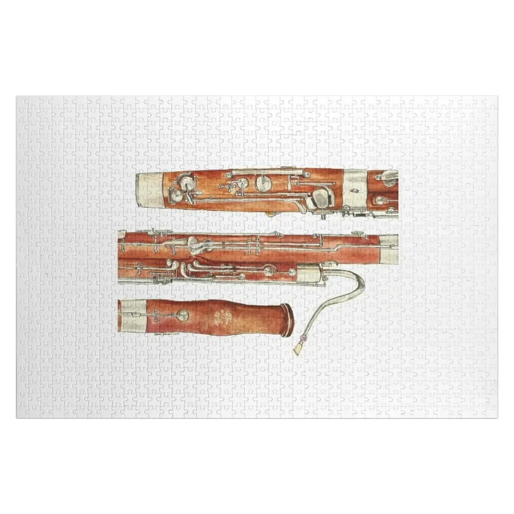 

The Bassoon Jigsaw Puzzle Personalised Toys Wooden Compositions For Children Puzzle