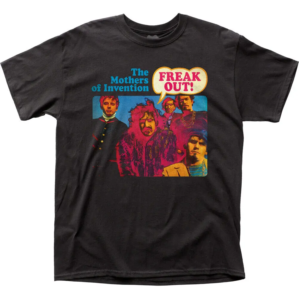 

Frank Zappa Freak Out! T Shirt Mens Licensed Rock N Roll Music Retro Band Black