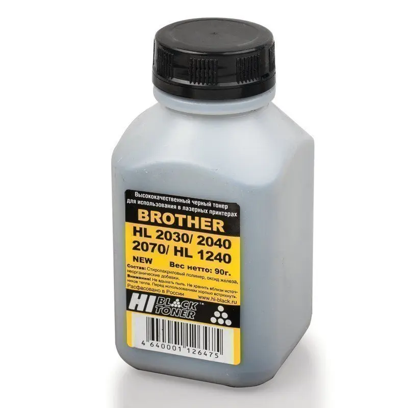 Тонер HI-BLACK для BROTHER HL-1240/2030/2040/2070 фасовка 90 г 9802115 | Электроника