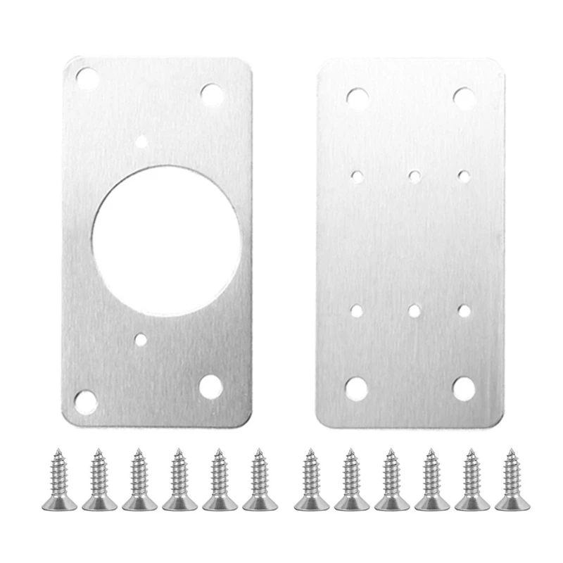 Hinges Repair Plate Stainless Steel Hinge Repair Brackets Kit