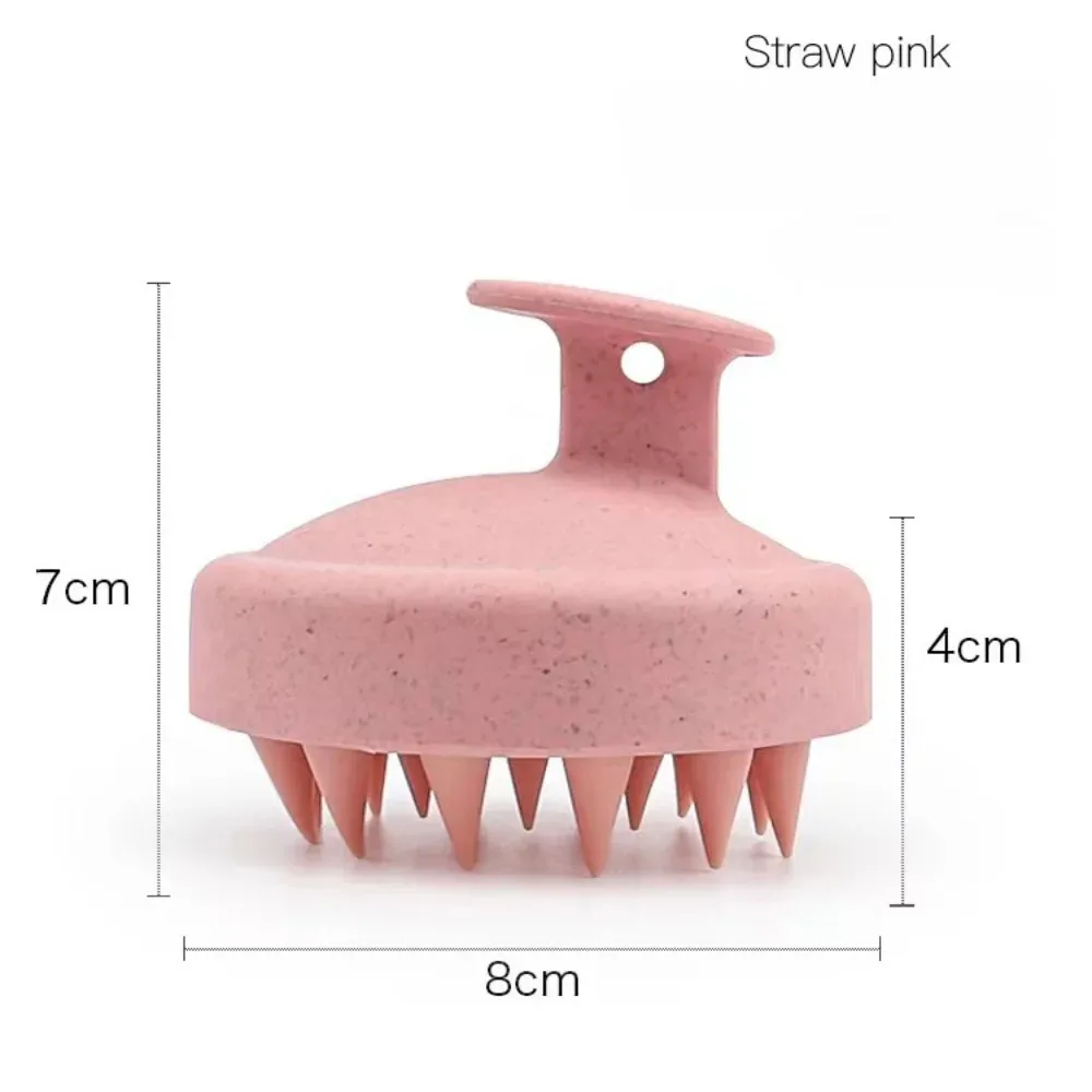 Shampoo Brush Silicone Head Scalp Massage Comb Hair Washing Body Massage Bath Shower Salon Hairdressing Tool