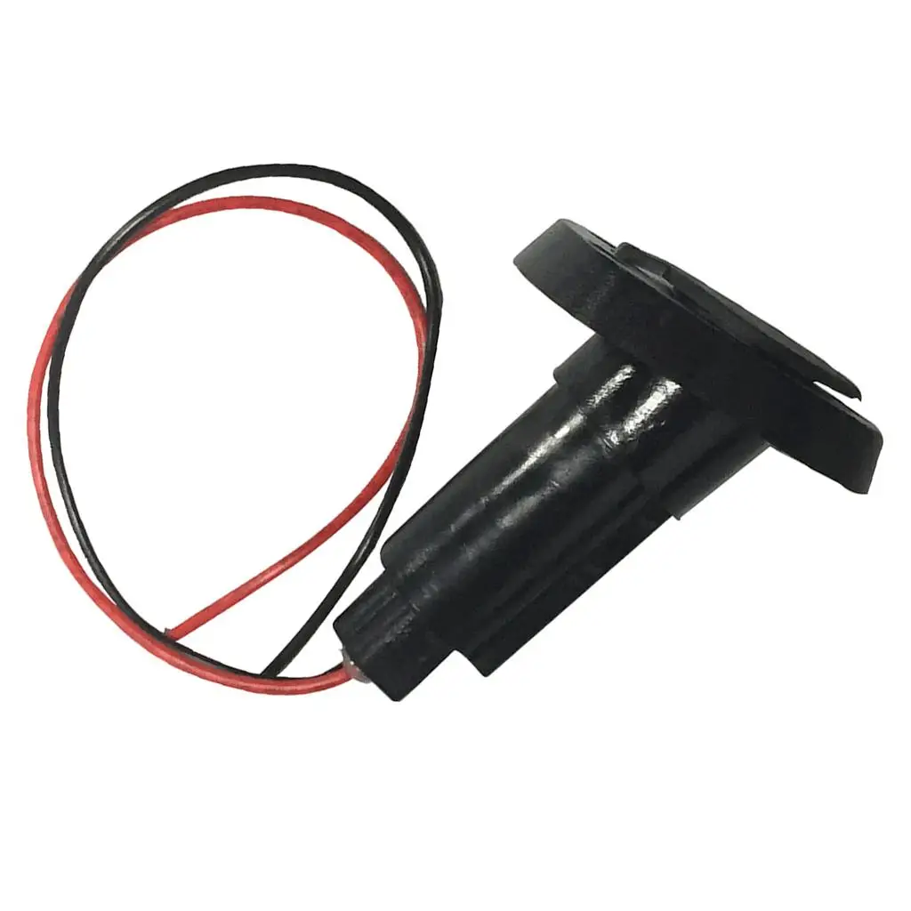Universal Boat Stern Navigation Light Plug-in Base Socket 2-Prong Locking Collar Pole Light Mounting Base Round