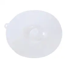  Safe FDA Grade Silicone White Cup Cover Bowl Lid Heat-resistant S M L Prevent Dust and Flies Universal 