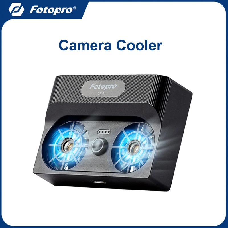 Fotopro Universal Camera Cooling fans Semiconductor Reduce Heat for Sony for Canon Camera Indoor Live Broadcast Radiators