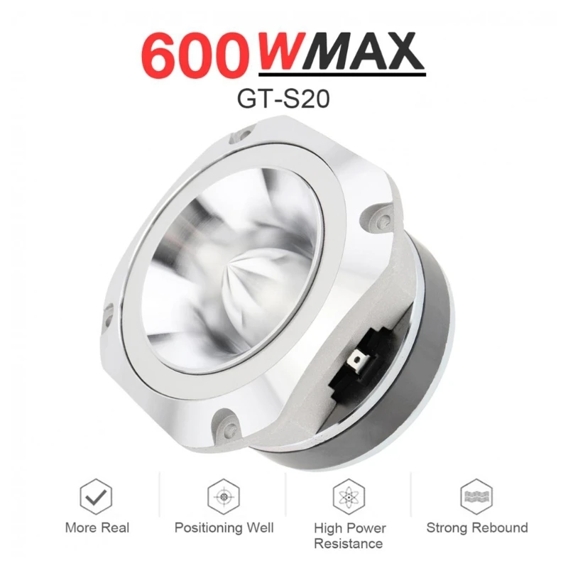 

Universal Mini Dome Tweeter Coil Loudspeaker 600W High Power Car Audios Sound 4" Drop Shipping
