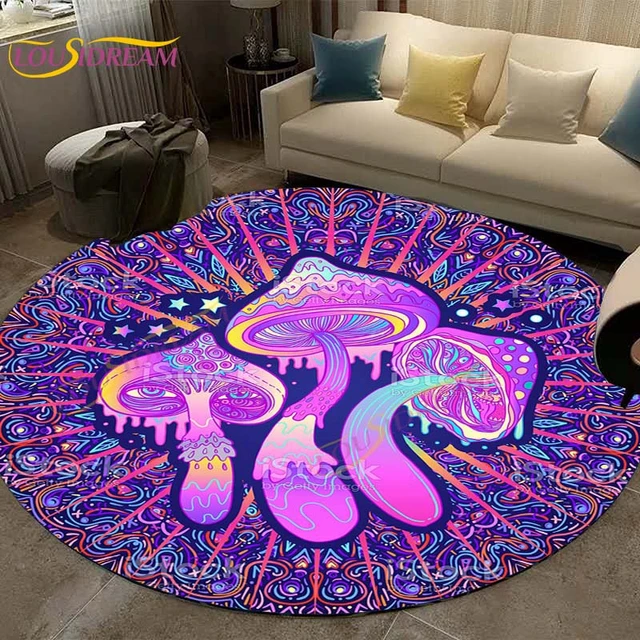 Unique Coffee Stained Rug Artwork Psychedelic Rugs Artist Modern