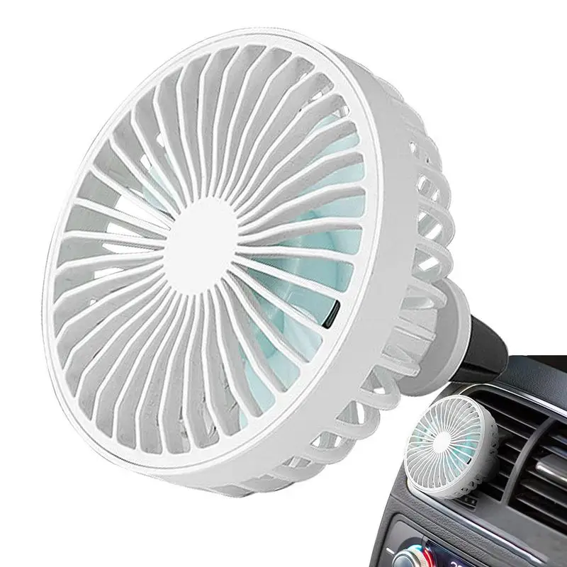 

Car Fan Air Circulation Fan Air Circulation Fan Car Cooling Clip Fan 360 Degree Rotatable Automobile Fan With 3 Speeds For Car