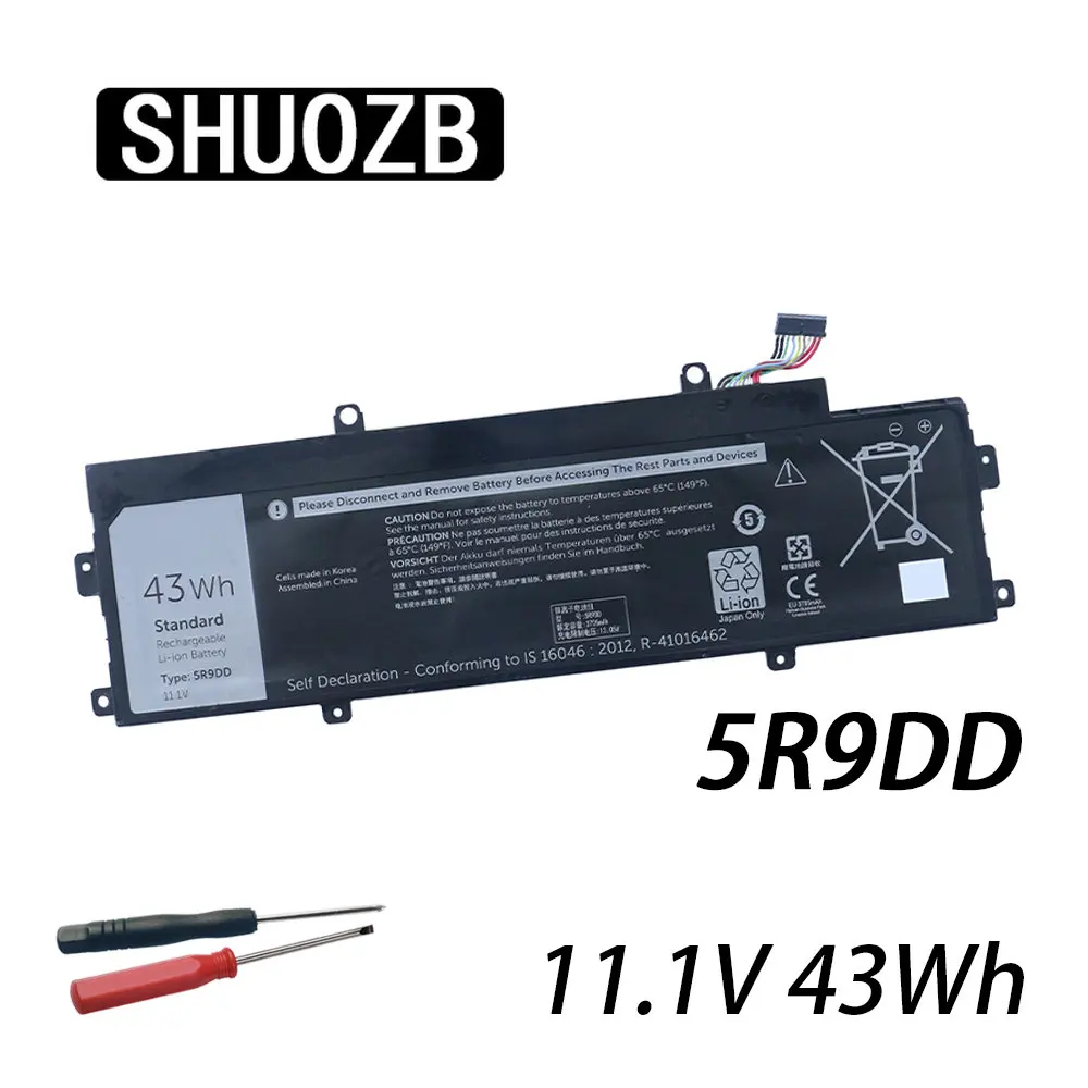 

SHUOZB 5R9DD Laptop Battery For Dell Chromebook 11(3120) P22T series Compatible With 05R9DD 0KTCCN XKPD0 E225846 11.1V 43Wh