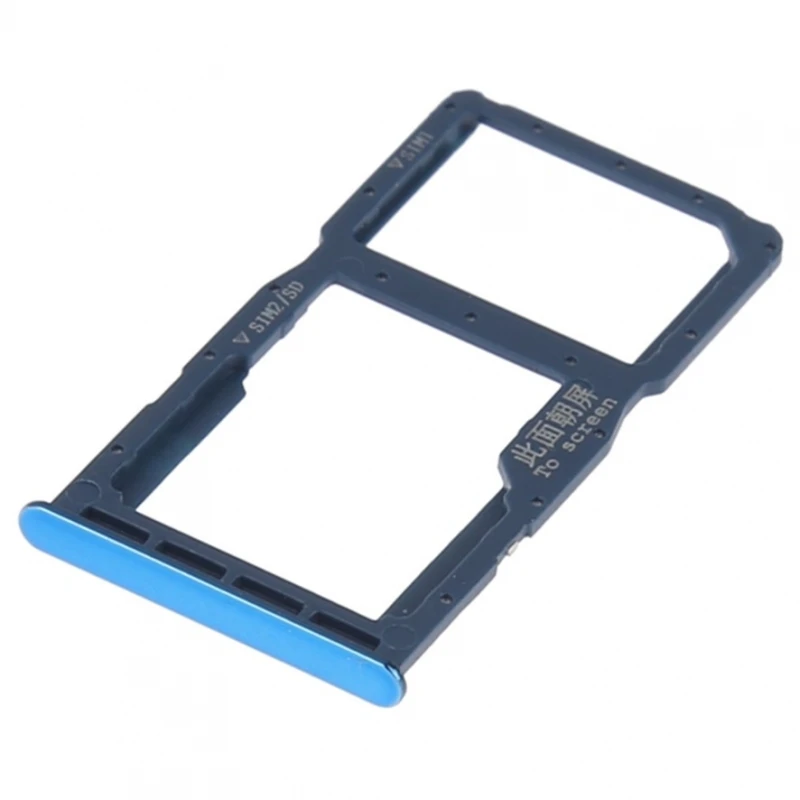 Huawei P30 Lite Nova 4E Supporto Adattatore Scheda Micro Sd Blu # Huawei P30 Lite Vassoio Sim (Mar-Lx1A, Mar-Lx1M, Mar-Al00, Mar-L01A, Mar-L21A, Mar-L