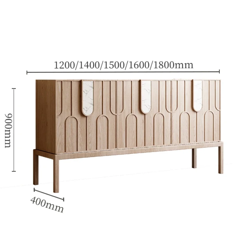 Bamboo Cabinet Storage Kitchen Wooden Furniture Organization Shelf Door Folding Wood Unit Item Coffee Maker Ilot Cuisine Alacena 2