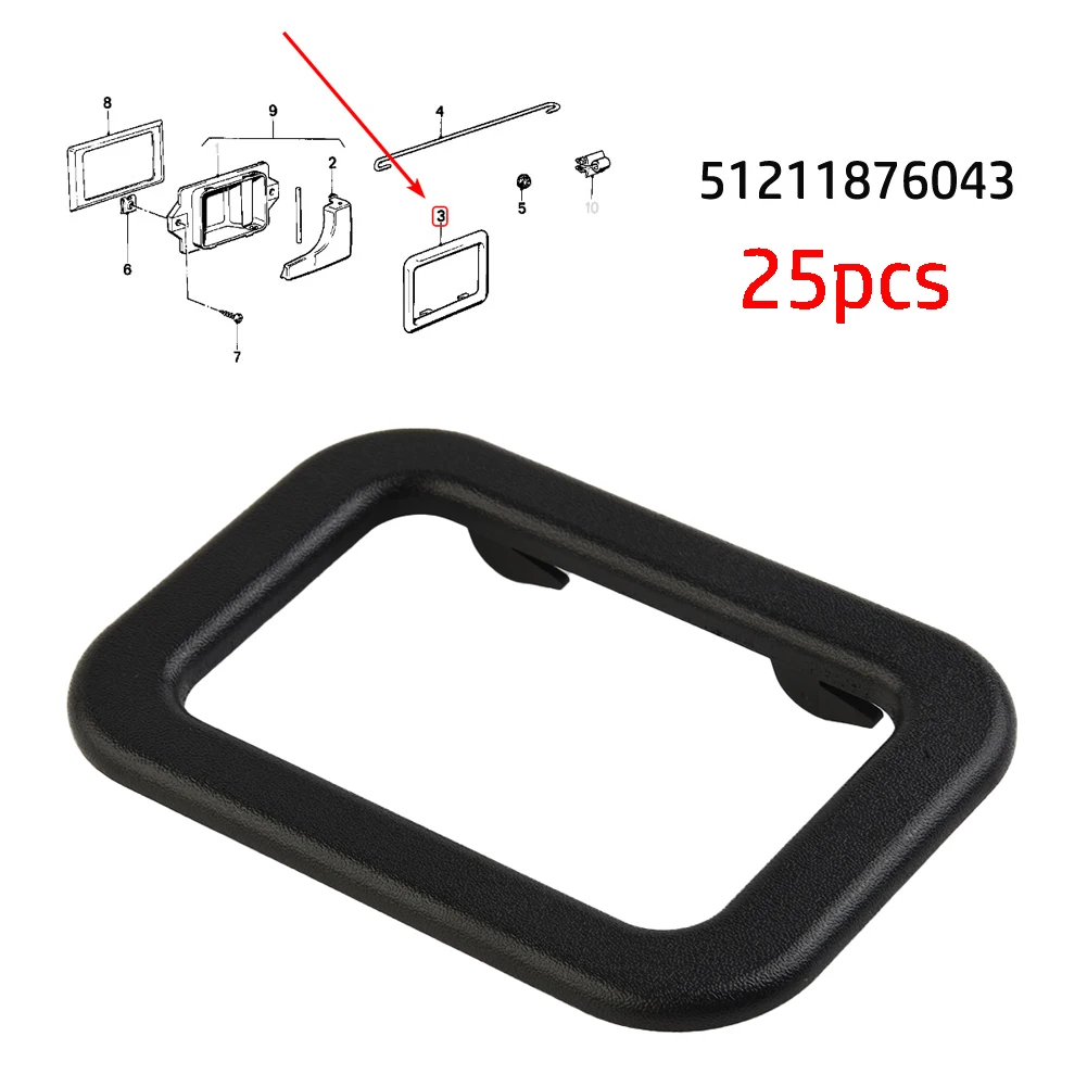 

25x флейта ободок для BMW E30 E28 E24 E23 51211876043 запасные части