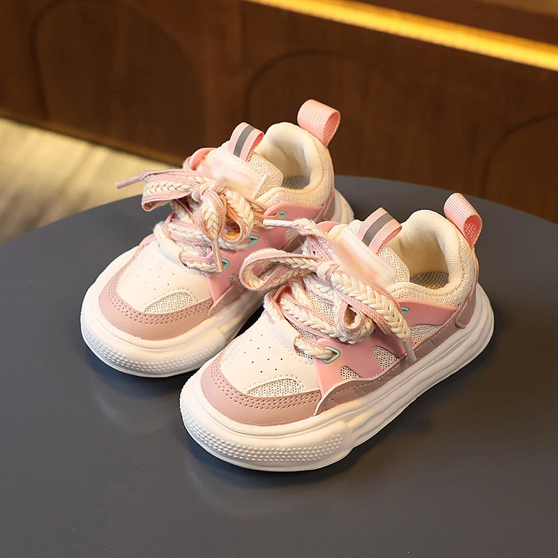 Autumn Spring Kids Teens Sneakers Girls Sport Leisure Shoes Boys Casual Warm Fashion Running Shoes Soft Sneakers XZ278