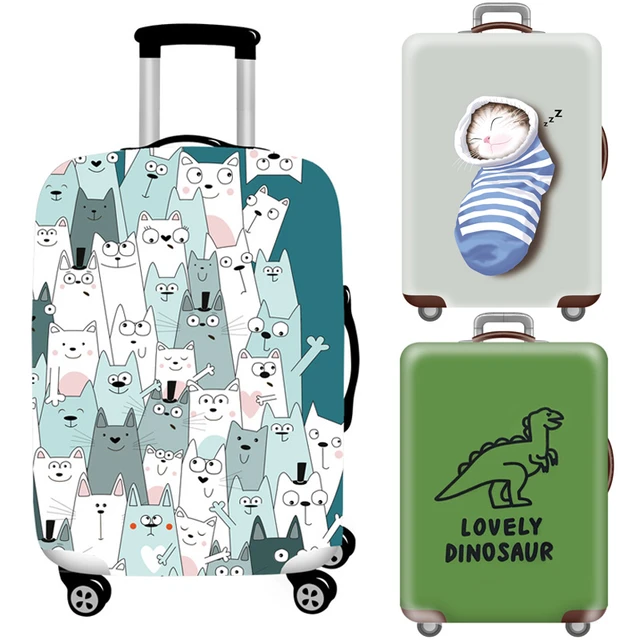 Housse de bagage à dessin animé, accessoires de voyage pour valises de 18 à  32 pouces, housse de protection élastique pour coffre à bagages, housse  anti-poussière pour chariot - AliExpress