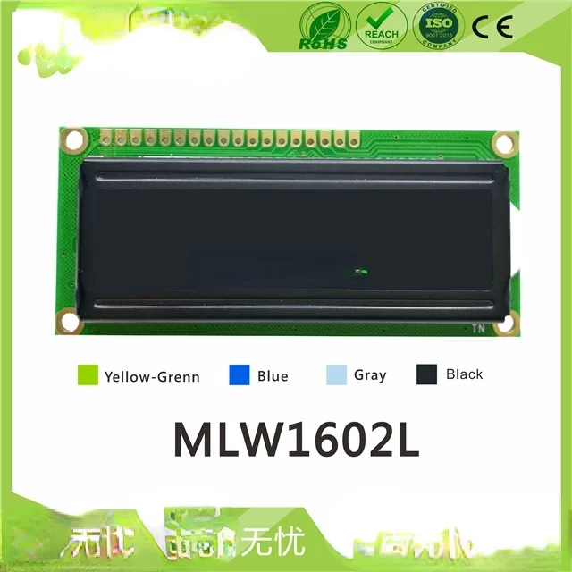 

ЖК-дисплей 1602 LCD с RGB подсветкой 16x, 2 параллельных порта, символьный ЖК-модуль 5 в 1602l