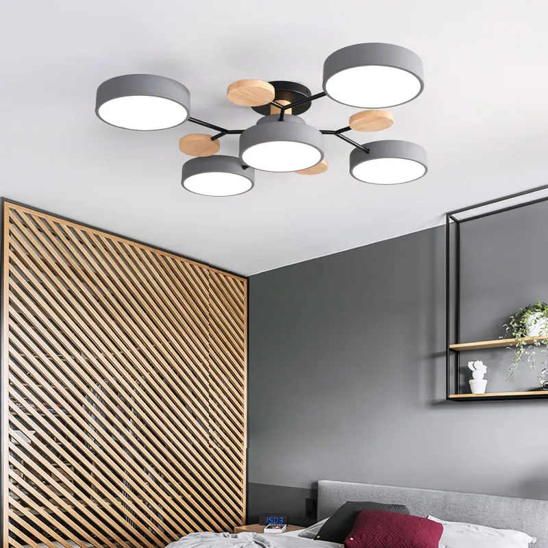 Nordic Style LED Ceiling Chandelier Living Room Bedroom Kitchen Dining Room Aisle Lighting