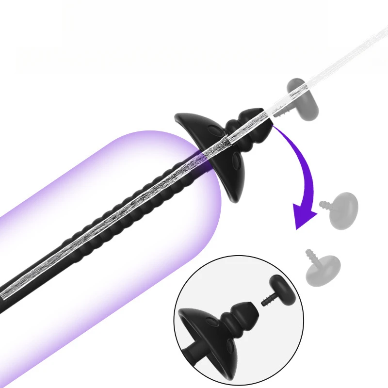 Insert Urethral Catheter Dilator Penis Plug Syringe Injection Horse Eye Stimulation Long Uretre Sounding Sex Toys for Men Gay urethral dilator silicone urethral dilator
