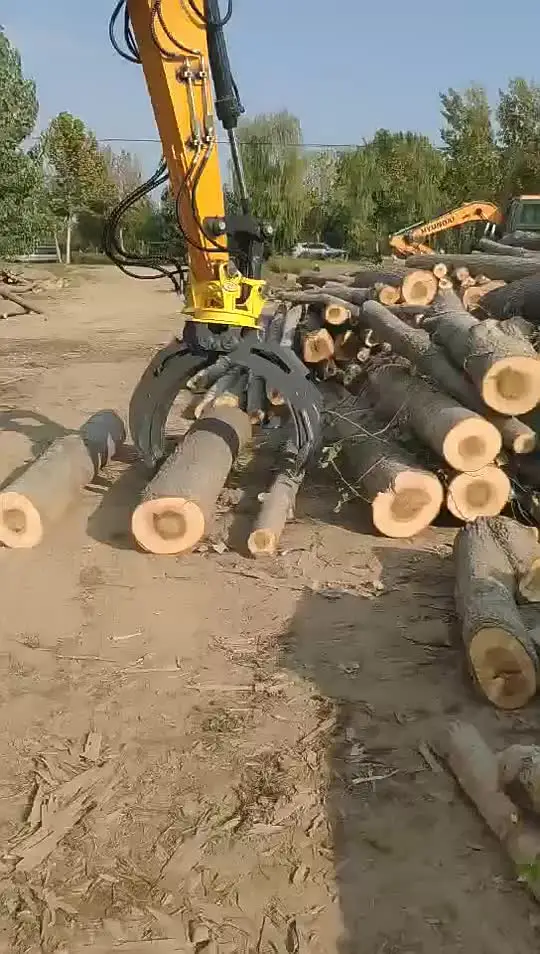 Экскаватор Гидравлический деревянный экскаватор с захватом вращающийся захват