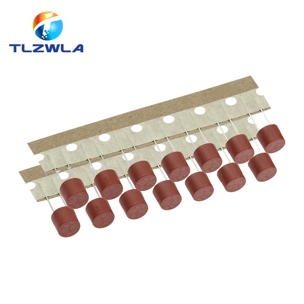 10PCS Round Fuse Slow Blow 500mA 1A 2A 2.5A 3.15A 4A 5A 6.3A 8A 10A 250V 382 Plastic T2A LCD TV Power Board