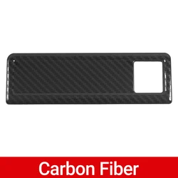 Hybrid Car Console Center USB Charging Port Trim Cover Accessories (Carbon fiber)