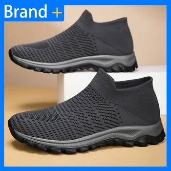 Unisex Casual Shoes Trendy Mesh Breathable Lightweight Without Straps Tennis Shoes 2026 New Comfortable Versatile Walking Shoes