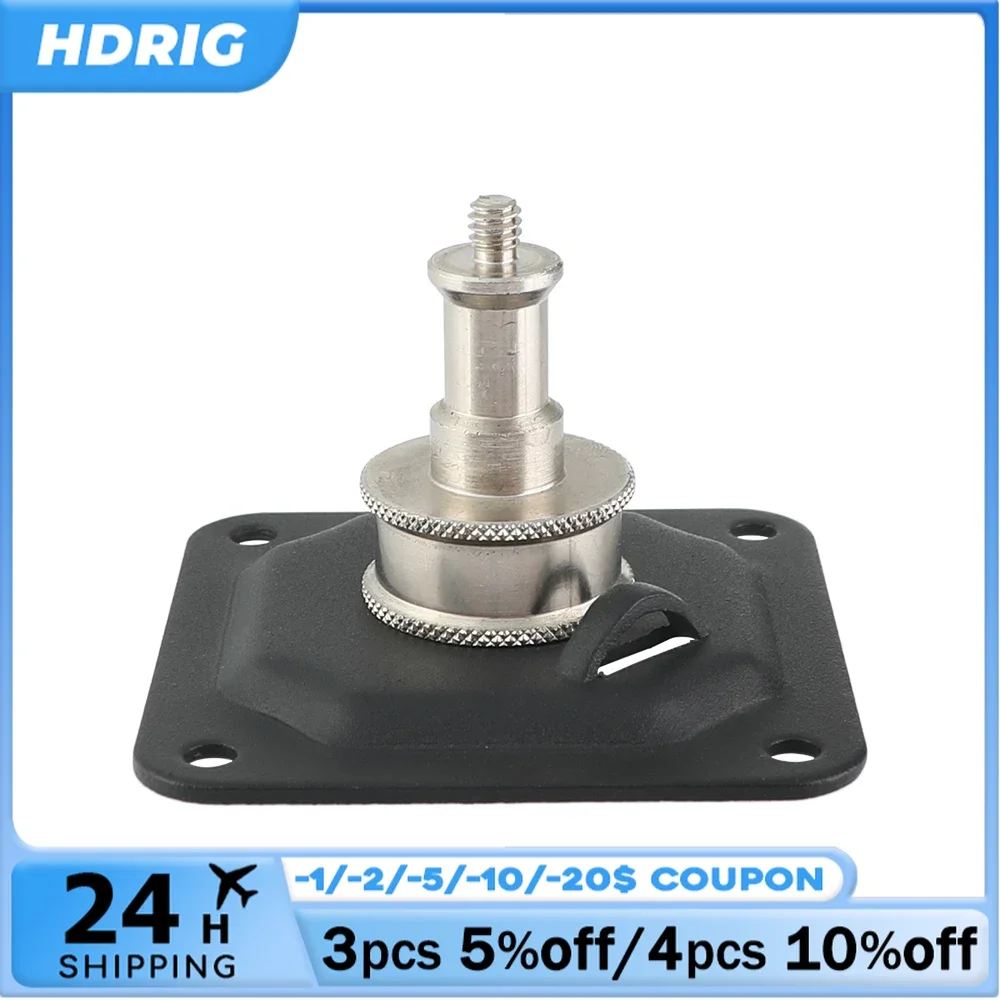 HDRIG Photography Camera Lighting Wall / Ceiling Mount Accessory With 1/4"-20 Thread Screw Adapter For Studio Video Shooting