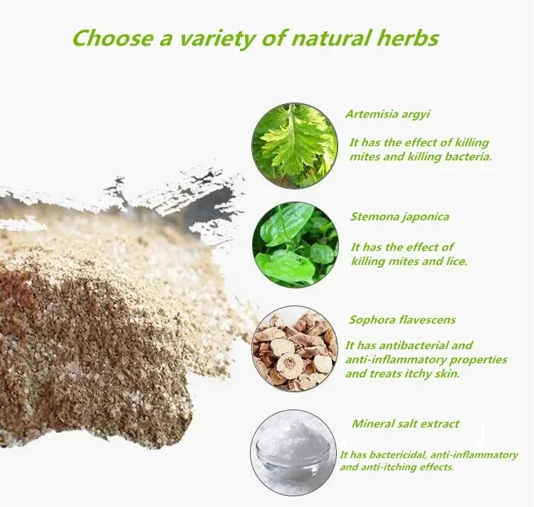 10 Bags/pack Natural Herb Mites Killer Mite Eliminator For Bed Pillow Sheet Couch Cleaner Pet Dust Household
