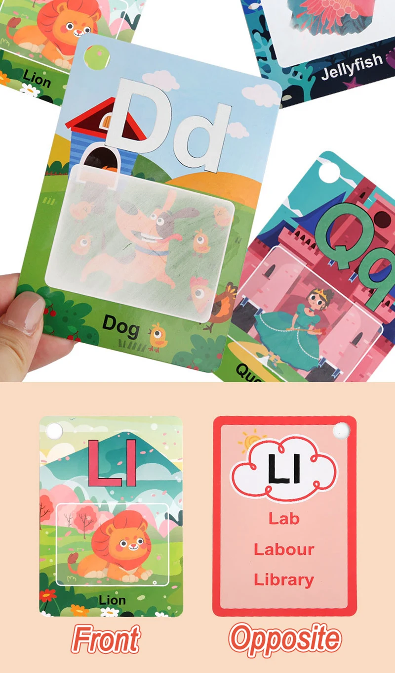 Magic Reusable Water Coloring Flash Cards With Pen