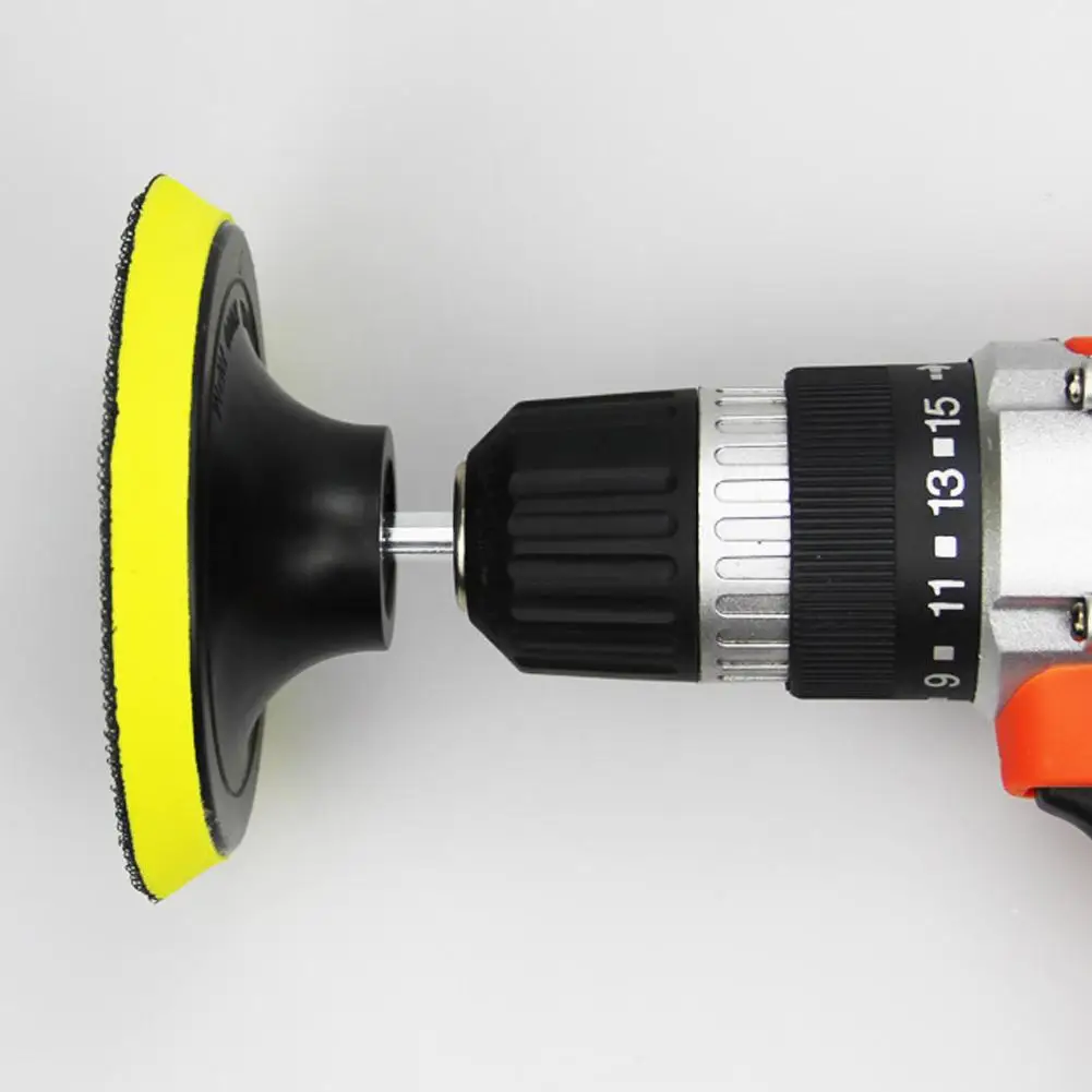 Car Polishing Waxing Pad Car Detailing Sandpaper Abrasive Polisher Drill Adapter Angle Grinder Grinding Wheel Repair Tool