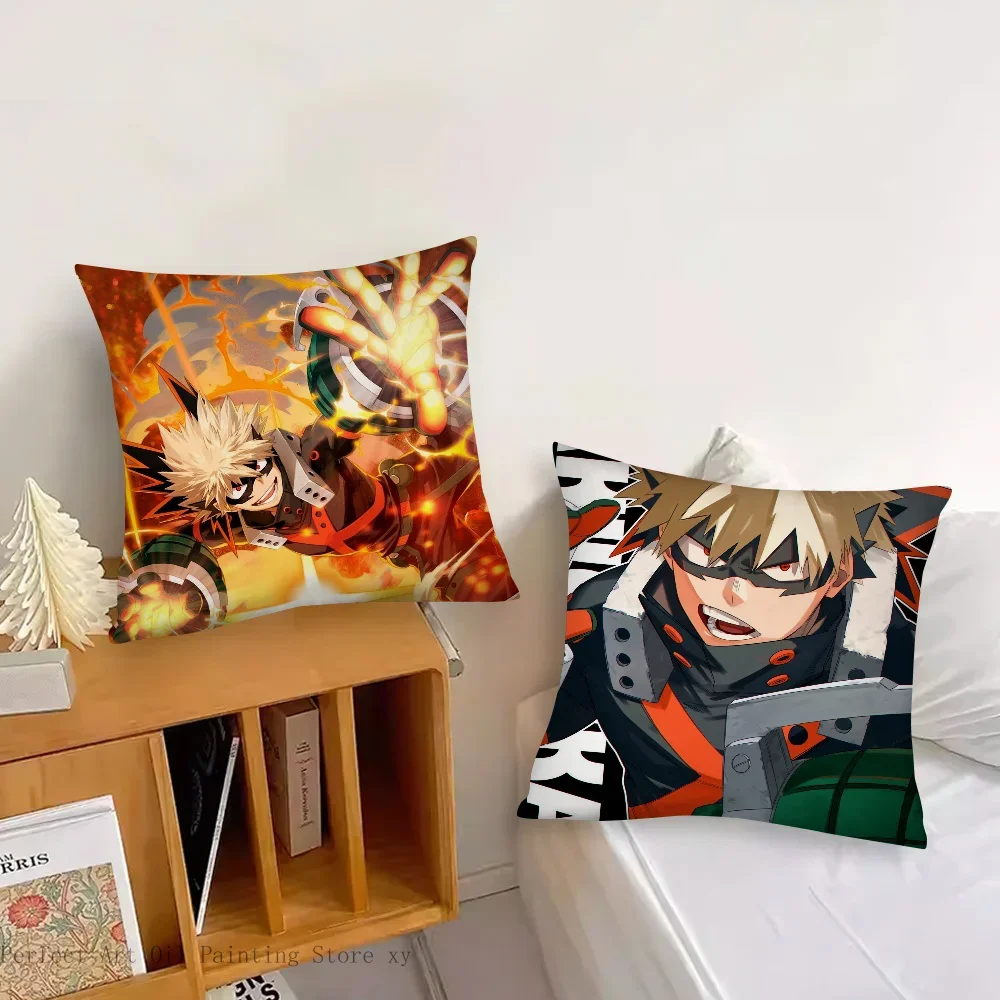 Animation B-Bakugou K-Katsuki Pillow Case Square Pillow Bedroom Sofa LeisureComfortCushion Car Living Room Home Decoration 40X40 5