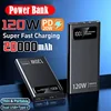 New 20000mAh Power Bank 120W Super Fast Charging Large Capacity Digital Display Mobile Power Supply for IPhone Samsung Huawei 2