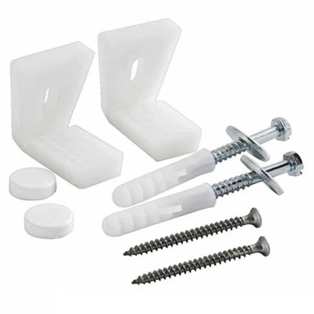 Description Picture 2 of itemToilet Foot Screw Toilet L-typeside Hole Installation Fixing Bolts Kit WC Pan Securely Repairs Parts Bathroom Accessories