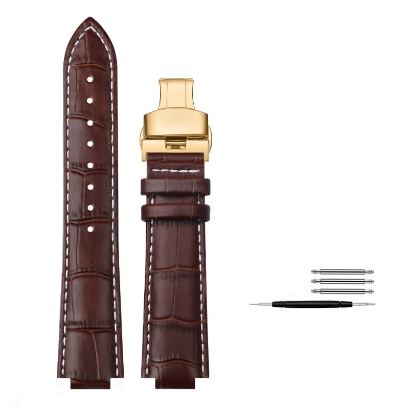 XTVKFWJAB Bracelet Compatible Avec Maserati R8821108025 R8851108002, Bracelet De Montre For Homme, Bracelet Trident à Ouverture Surélevée, 21 Mm, 24 Mm, Accessoires(Black Line BK,21mm