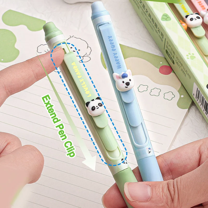 4-Pack Erasable Gel Pens with Replaceable Cores for Smooth, Quick-Drying Writing