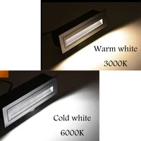 3W 5W 10W LED Wall Lamp Aluminum Stair light Recessed LED Step Lamp Pathway Wall Corner Lamps AC220V Dimmalbe Wall Light DC12V 2