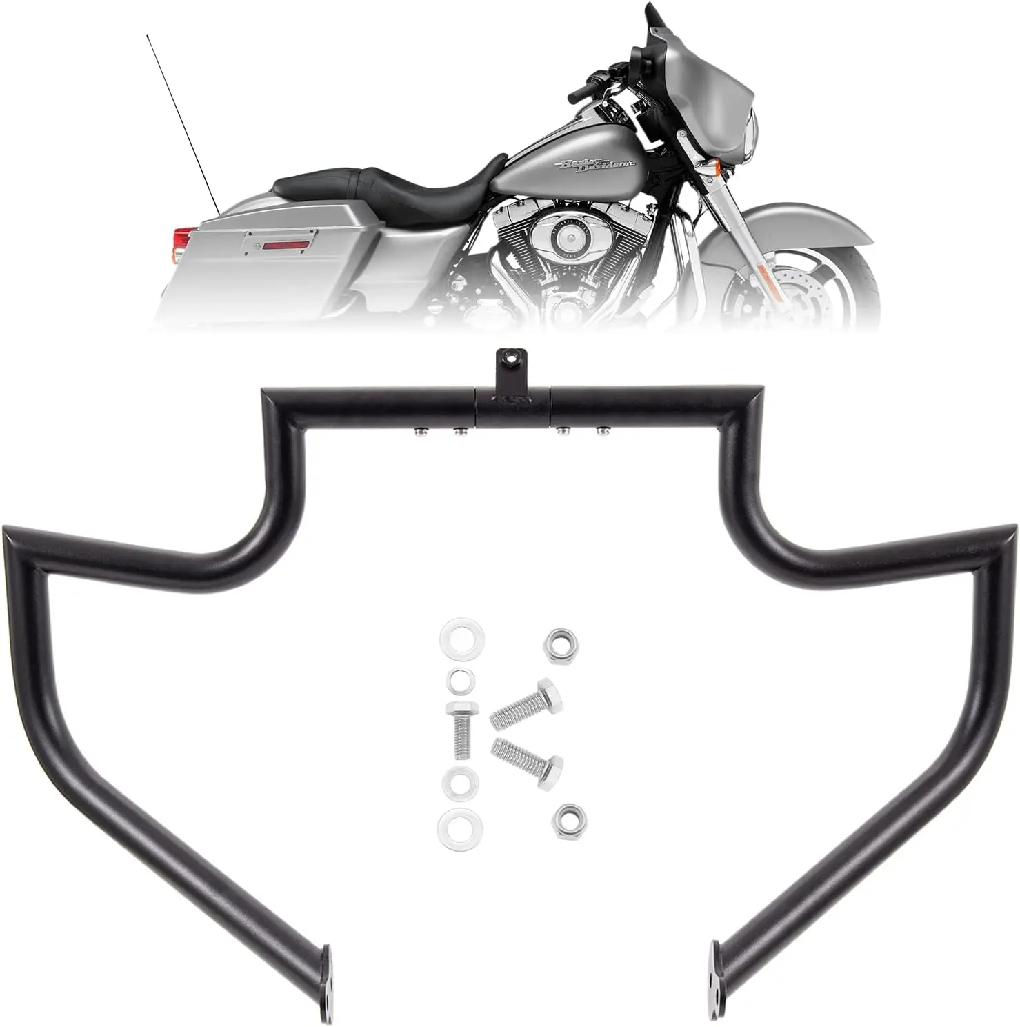

Полоса защиты двигателя для Harley Davidson Touring Road Glide Road King Street скользящий Electra Glide CVO и Trike